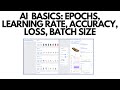AI Training Concepts and Metrics