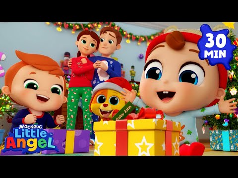 Spot Santa Clause Challenge! | Yes Yes Baby Go to Sleep on Christmas | Little Angel | Kids Songs