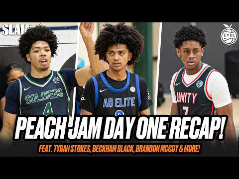 PEACH JAM GOT HEATED! 🔥 NBA Scouts Watch Tyran Stokes, Brandon McCoy & MORE! 🍑