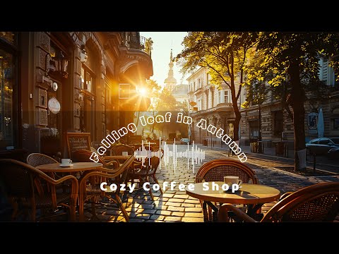 Falling leaf in Autumn - Cozy Coffee Shop (Official Music Video)