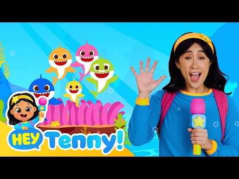 Sing Along Faster and Faster🎶 | Baby Shark, Monkey Banana + more (sped up) | Hey Tenny!