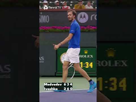 A Daniil Medvedev Rollercoaster in Indian Wells 🎢