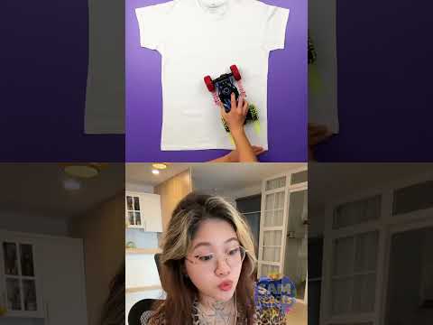 Fresh Looks in an Instant: Transform Your T-Shirts with These Tips ??‍♀️?| #shorts #reaction #tips