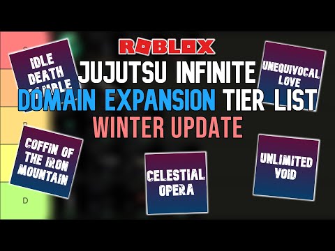 *WINTER UPDATE* Jujutsu Infinite Domain Expansion Tier List - WINTER UPDATE