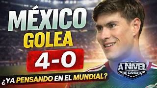 México golea 4-0 a Islandia… ¿Ilusión real o espejismo? | A Nivel de Cancha