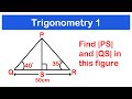 Trigonometry Concepts and Problems