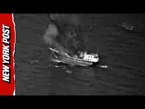 US Forces Blow Up Iran-Linked Vessel Accused of Tracking American Warships