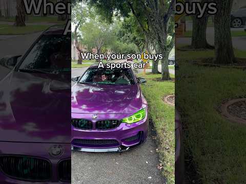 When your son buys a sports car