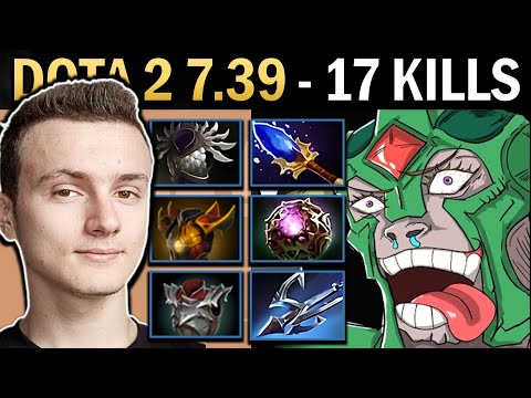 Undying Gameplay Miracle with 17 Kills and Harpoon - Dota 7.39
