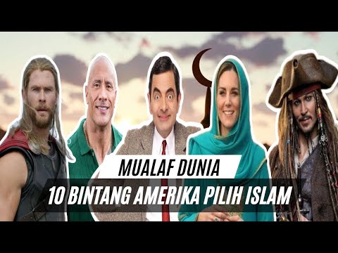 KELUAR KATOLIK! 10 Bintang Amerika Pilih Menjadi MUSLIM