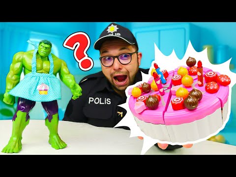 İbrahim Abinin Görev Zamanı! Hulk Pastayı mı Çalmış? Oyun videoları!