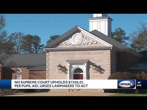 YouTube video thumbnail: NH Supreme Court Upholds Earlier Ruling on Education Spending
