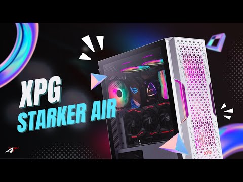 XPG STARKER AIR CABNET WITH VERTICAL GPU MOUNT/ UNBOXING AND REVIEW