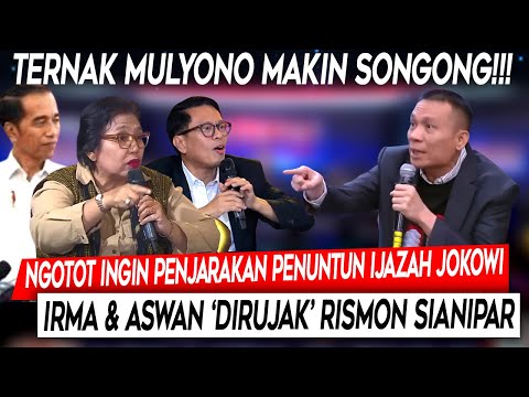 Songong❗Ngotot Ingin Penjarakan Penuntut Ijazah Jokowi, Irma & Aswan 'Dirujak' Rismon Sianipar