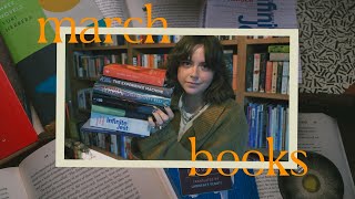 everything I read in march! (2025) mostly great books with one (big) exception...