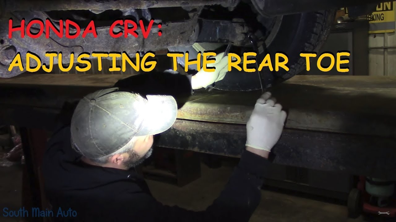 Honda CRV: Setting Rear Toe In Part V