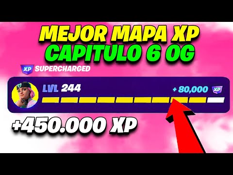 [MAPA de XP] Como *SUBIR RAPIDO DE NIVEL* en FORTNITE *MAPA EXPERIENCIA* Capítulo 6 Temporada 1 OG