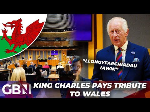 King Charles speaks Welsh in speech to Senedd paying tribute to Wales