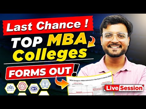 Last Chance! 😱 Top MBA Colleges Forms OUT! Closing Soon! MBA Salary Comparision! #mba
