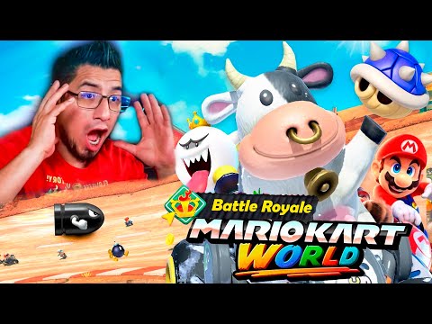 Fedelobo SUFRE en El Battle Royale de Mario Kart World!