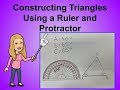 Triangle Construction and Properties