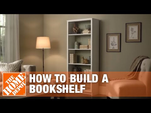 How To Build A Bookshelf, Diy Shelves Home Depot