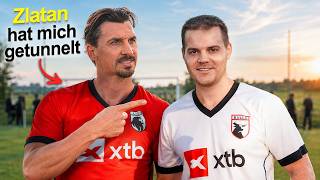 Ich spiele Fußball gegen Zlatan Ibrahimovic