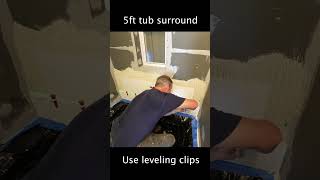 12 x 24 tile layout back wall of tub surround