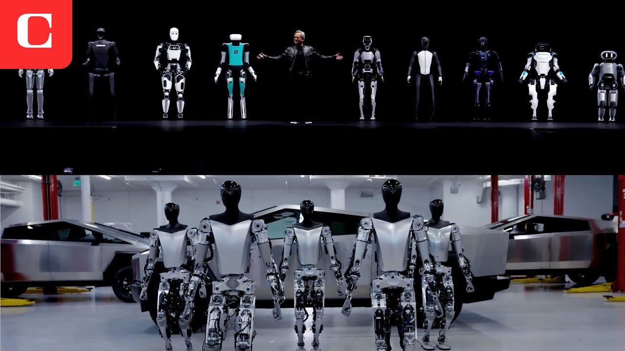 Nvidia GROOT vs. Tesla Optimus: Competing Paths to Humanoid Robots ?