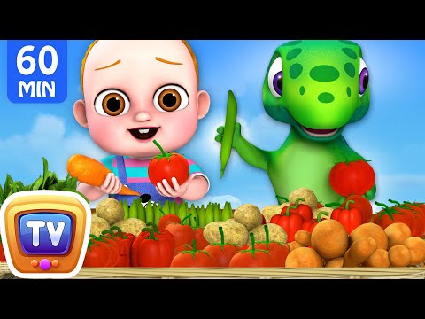 Healthy Vegetables with Jumblikans Dinosaurs + More ChuChuTV Toddler Learning Videos