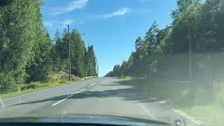 Scenic Road Trip Around Helsinki 🇫🇮 | Peaceful Summer Drive with Relaxing Music