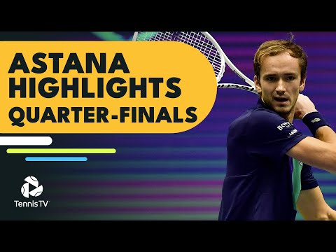 Medvedev Faces Bautista Agut; Tsitsipas, Djokovic & More | Astana 2022 Quarter-Finals Highlights