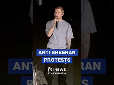 🎤🇮🇱🇵🇸 Activists protest Macklemore's removal outside Ed Sheeran concert