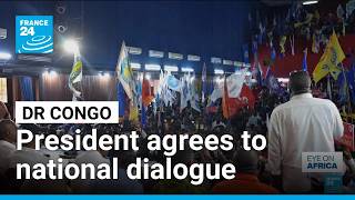 YouTube video thumbnail: DRC President Agrees to Open National Dialogue Amid Mounting Political Pressure