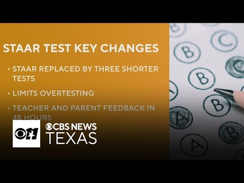 YouTube video thumbnail: New Texas Law to Replace STAAR Tests Takes Effect