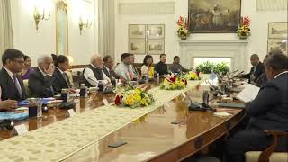 LIVE : PM Modi, PM Rabuka of Fiji hold delegation-level talks at Hyderabad House, New Delhi