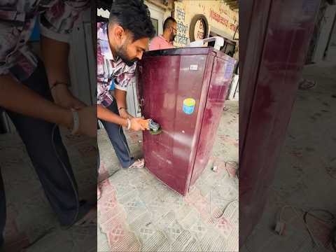AC banane ka sabse aasan Jugaad 🤯 #shortsvideo #jugaad #fridge