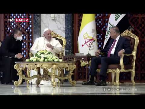 Papa Francis’e Bağdat’ta coşkulu karşılama