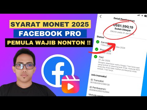 Syarat Monetisasi Facebook Pro 2025, Cek Perubahannya !