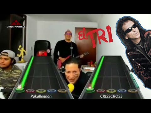 CRISS MARTELL CANTA COMO ÁLEX LORA EN VIVO | LUISITO REY, CRISS Y  PAKALLENON EN GUITAR HERO