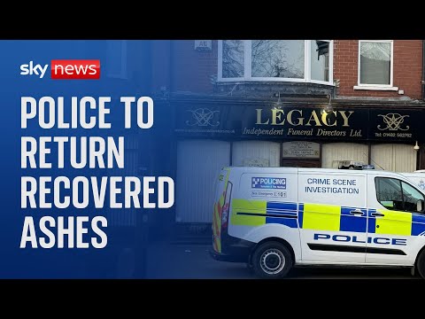 Police to return ashes recovered from Hull funeral parlour