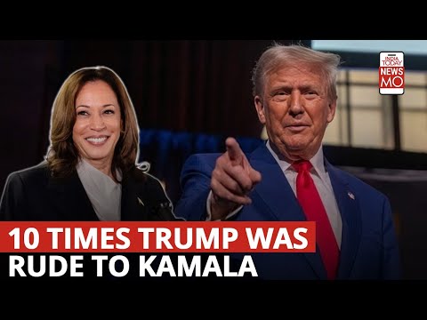 US presidential debate: 10 times Donald Trump mocked Kamala Harris