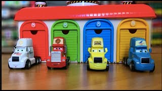 Disney Cars Mack Dinoco Trucks in Tayo the Bus