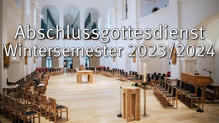 Abschlussgottesdienst WS 2023/2024 | Katholisch-Theologische Fakultät Würzburg