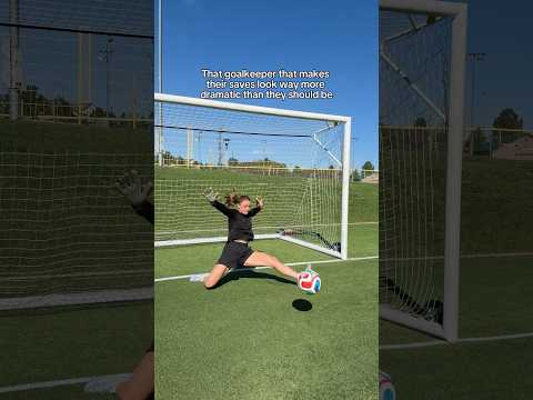 That goalkeeper who makes every save look dramatic #soccer #soccerplayer #goalkeeper