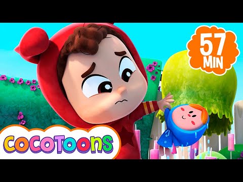 Tenho uma boneca vestida de azul e mais música infantil de Lea e Pop em português 👧🏻Cocotoons Brasil
