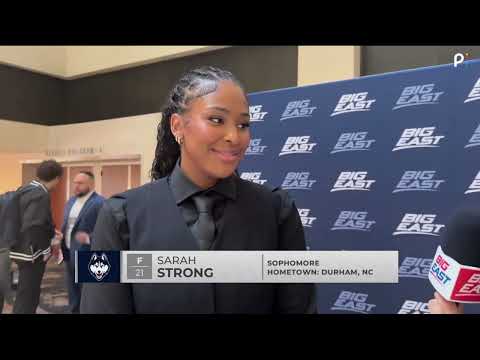 🚨 Sarah Strong <strong>Media</strong> <strong>Day</strong> Interview | UConn Huskies women's college basketball WNBA