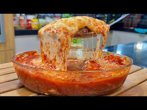 DEPOIS QUE FIZ PARMEGIANA DESTA FORMA NUNCA MAIS FIZ DE OUTRO JEITO | RÁPIDO FÁCIL E SUPER DIFERENTE