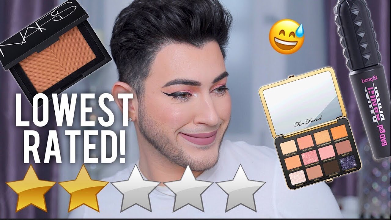 Full face using lowest rated sephora makeup