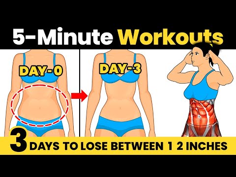 5 Minute STANDING ABS Workout 🔥 Lose Your BELLY FAT in 3 Days!